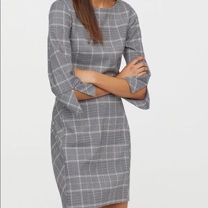 NWT H&M Black and White Checkered Dress